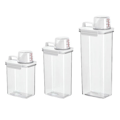 Storage containers with Measuring Cups