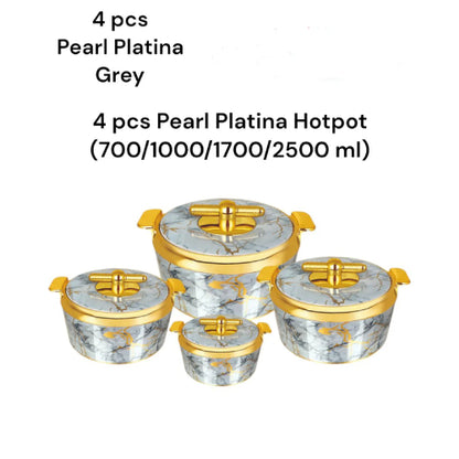 Pearl Platina 4pcs Hotpots Set