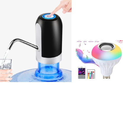 Automatic Rechargeable Water Dispenser plus Music Bulb