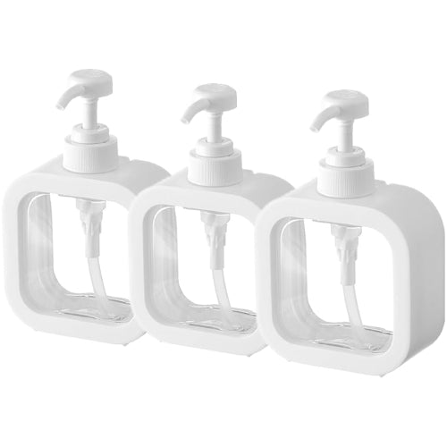 Clear Bathroom Hand Soap Dispenser Bottle
