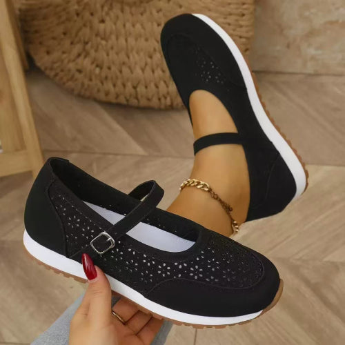 Women's Breathable Strap Mesh Sneakers
