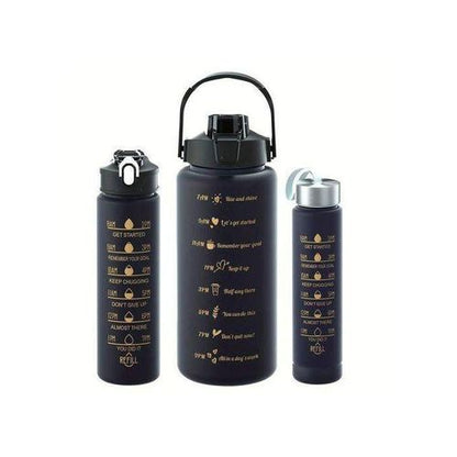 Motivational Sports 3-in-1 Water Bottle Set
