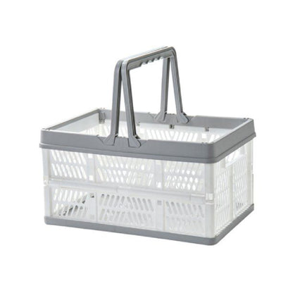 Collapsible Storage Container Basket With Handles