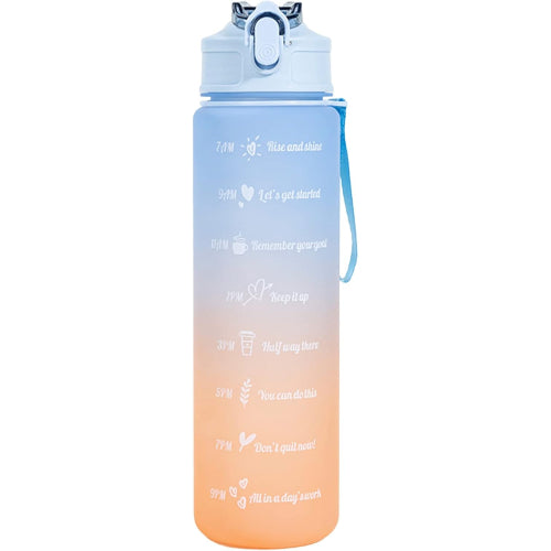 Motivational 750ml Water Bottle