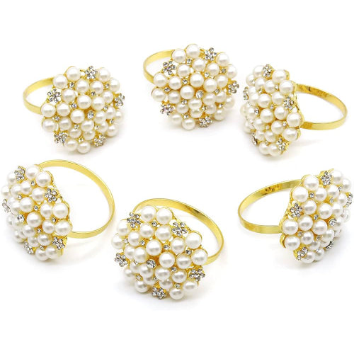 Elegant Pearl Napkin Ring