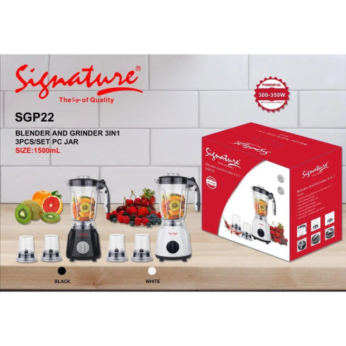 Signature SGP22-3 In 1 Blender