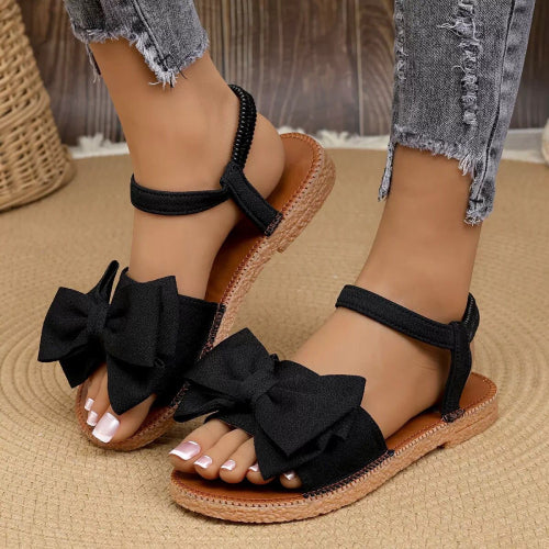 Casual Cute Bow Tie Knot Ladies Sandals