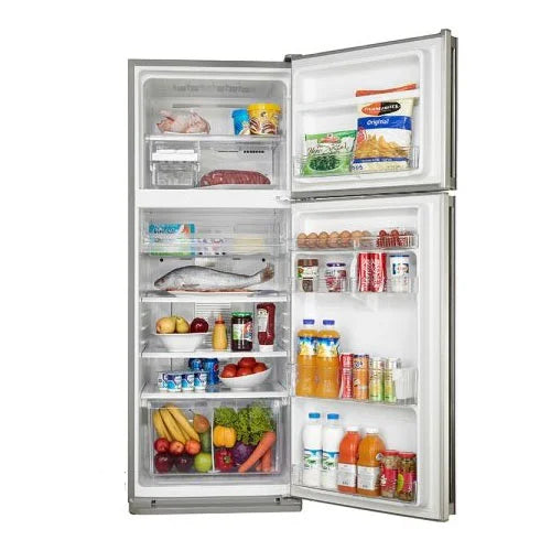 Sharp 450L SJ-58C/ST Non Frost Fridge-Silver