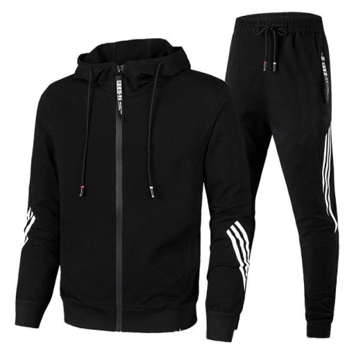 Adidas Mens Full Zipper 2-Pieces Casual SetTracksuits
