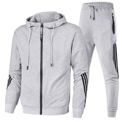 Adidas Mens Full Zipper 2-Pieces Casual SetTracksuits
