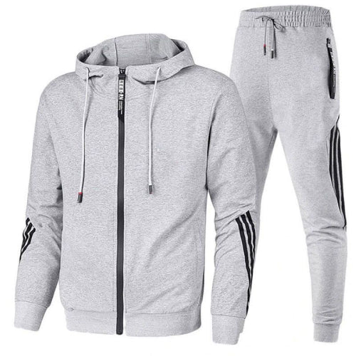 Adidas Mens Full Zipper 2-Pieces Casual SetTracksuits