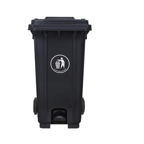 2 in 1 Pedal Wheeled 100L Dustbin