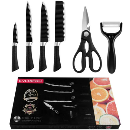 Stainless Steel 6pcs Knives Set