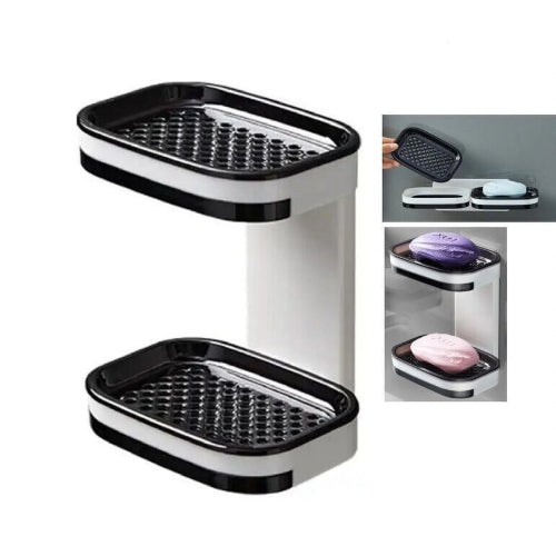 Wall Mounted Double Soap Holder