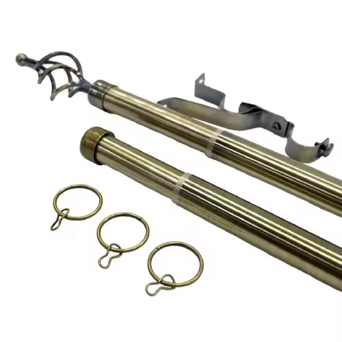 Adjustable Metal Iron 4-meter Double Rod