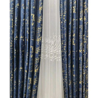 Marble Sheer Ring 3pcs Curtains