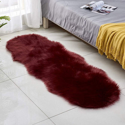 Faux Fur 60x160cm Bed Side Mat