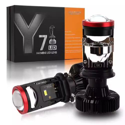 Mini LED Projector Y7 H4 Headlight Bulbs