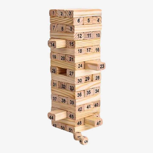 Jenga Block Game 54Pcs