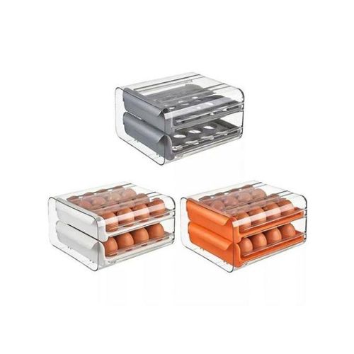 Acrylic 32 Grid Double Layer Egg Holder
