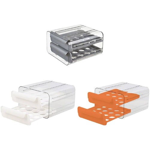 Acrylic 32 Grid Double Layer Egg Holder