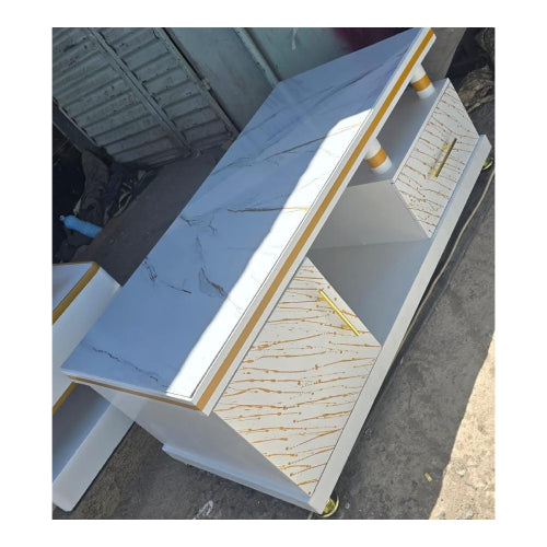 Mordern White Marble Top Coffee Table