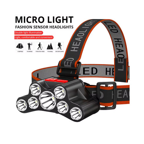 Rechargeable 7 Led High Power Headlamp