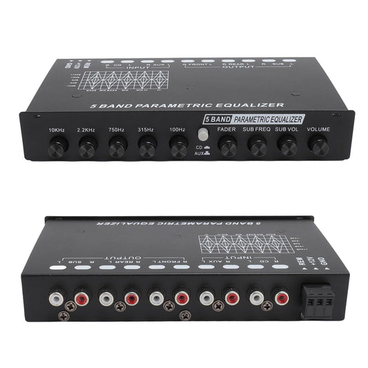 Adjustable MX508 5 Band Car Equalizer