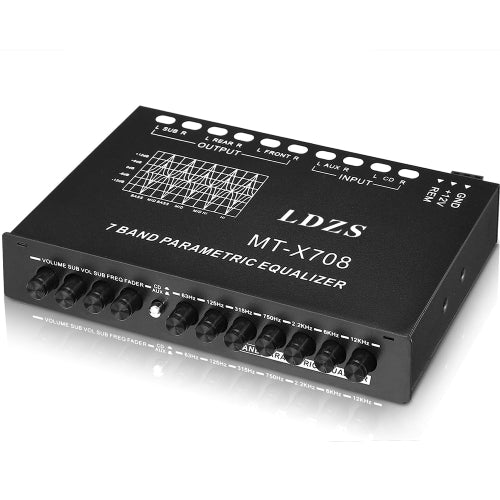Adjustable MX708 7 Band Car Equalizer