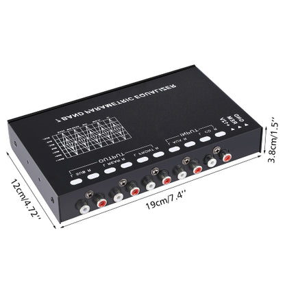 Adjustable MX708 7 Band Car Equalizer