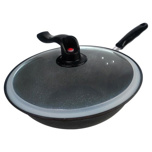 Nonstick 32cm Deep Frying Pan with Lid