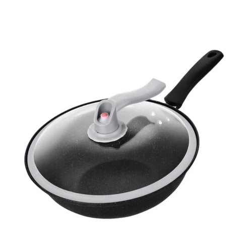 Nonstick 32cm Deep Frying Pan with Lid