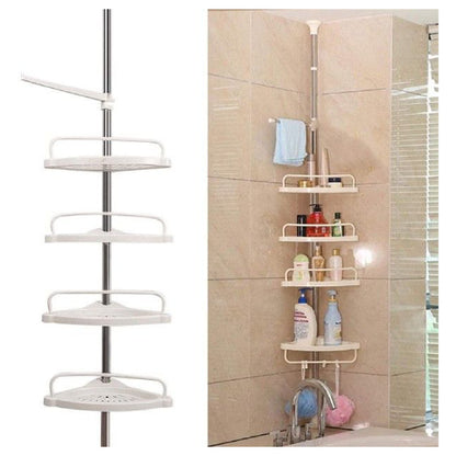 4 Layer Adjustable Multi Corner Shelf