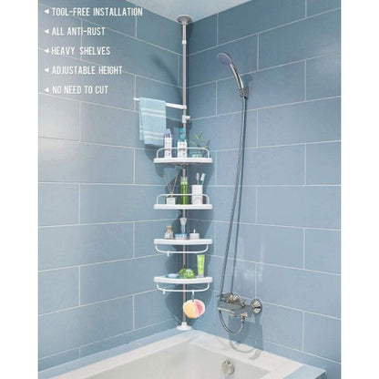 4 Layer Adjustable Multi Corner Shelf