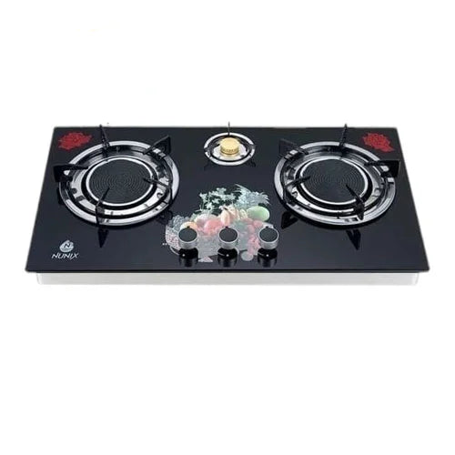Nunix GP-004 Infrared 3-Burner Gas Cooker