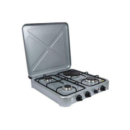 Nunix LT04-02 Table Top 3 gas + Electric Burner Stove