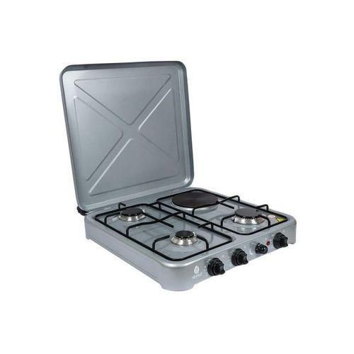 Nunix LT04-02 Table Top 3 gas + Electric Burner Stove