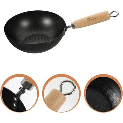 Heavy Duty Mini WOK Uncoated 26cm Non Stick Pan