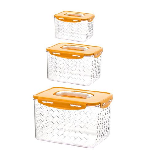 Heavy Acrylic 3pcs Fridge Storage Containers