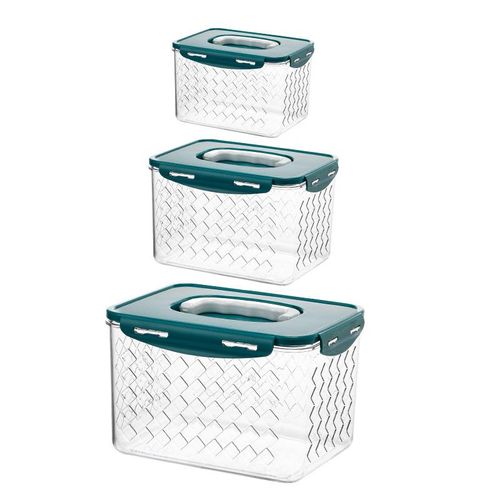 Heavy Acrylic 3pcs Fridge Storage Containers