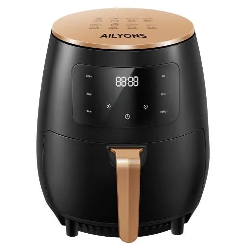 AILYONS AIR FRYER airfryer 1400W Large Firepower ,Various Cooking Modes, One-click Operation,Energy Heat Cycle, Reduce Baking Time ,Pull Type Split Fried Basket.