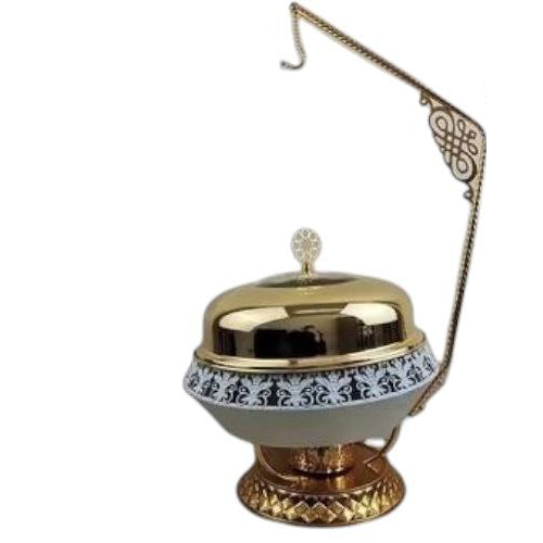 Signature Gold Plated DF-68777 Round Chafing Dish