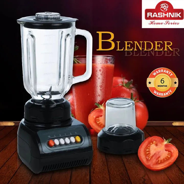 【Promotion】RASHNIK RN-999 1.5L 2 IN 1 Blender Juicer