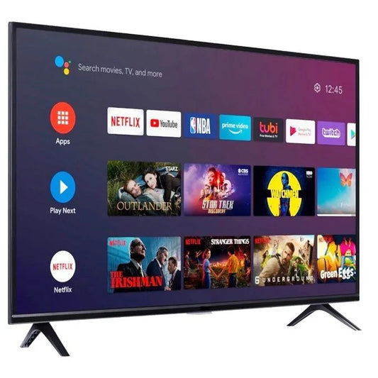 Vitron HTC4068S,40" Inch Bluetooth Enabled Frameless Smart Android TV Inbuilt WIFI Netflix,Youtube Television Inbuilt Decoder Appstore Wide Color Enhancer 14 Months Warranty+7 FREE GIFTS